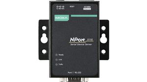 Soros eszközkiszolgáló, 100 Mbps, Serial Ports - 1, RS232