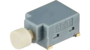 Ultra-Miniature Pushbutton Switch OFF-(ON) 1NO SMD Grey / White