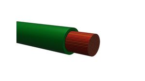 Fil multibrin PVC 1.5mm² Cuivre nu Vert R2G4 100m