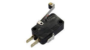Micro Switch D3V, 11A, 1CO, 1.96N, Hinge Roller Lever