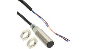Induktiver Sensor PNP, Schliesserkontakt (im Normalzustand geöffn.) 1kHz 30V 10mA 4mm IP67 Kabel, 5 m E2B