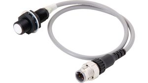 Induktiv sensor Sluttekontakt (NO) 1kHz 30V 100mA 3mm IP67 Kabel, 300 mm E2EQ NEXT