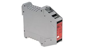 Dual-Channel Emergency Stop Safety Relay, 24V ac/dc, 3 Safety Contacts