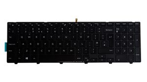Notebook Replacement Keyboard, 100 Keys, UK English QWERTY, Precision 7550 / Precision 7750