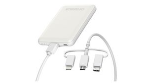 Powerbank Kit, 5Ah, USB A Socket, White