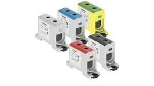 Insulated Universal Connector, Screw, 1 Poles, 1kV, 245A, 6 ... 95mm², Green / Yellow