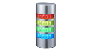 LED Signal Tower Red / Yellow / Green / Blue 230mA 24V WE Surface Mount IP23 RJ45