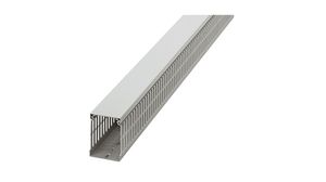 Cable Duct, 60 x 80mm, 2m, ABS / Polycarbonate (PC), Light Grey