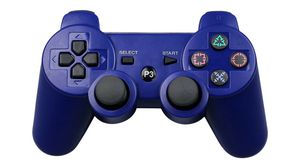 Kontroler gier Bluetooth do Playstation 3 i Raspberry Pi, niebieski