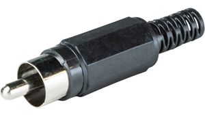 RCA Connector 5mm, Plug, Straight