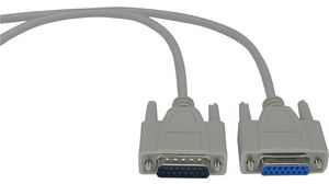 Serial Cable D-SUB 15-Pin Male - D-SUB 15-Pin Female 3m Grey