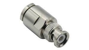 Connector, BNC, Brass, Plug, Straight, 50Ohm, Cable Mount