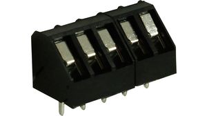 Wire-To-Board Terminal Block, THT, 5mm Pitch, 45 °, Screw, Clamp, 5 Poles