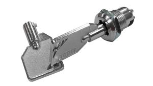 Kulcskapcsoló, 12 mm 1CO 125 VAC 3-Pos 90° OFF-ON-ON