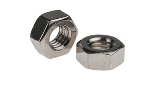 Hexagon Nut, M6, Stainless Steel, Pack of 100 pieces