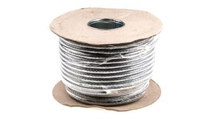 Multicore Cable, SY Steel Shield, PVC, 3x 1.5mm², 50m, Transparent