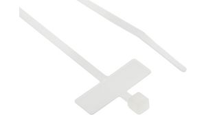 Collier de câble 100 x 2.5mm, Polyamide 6.6, 78.4N, Blanc