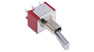 Miniature Toggle Switch ON-ON 5 A / 2 A 2CO Soldering Lugs