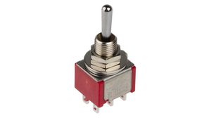 Miniature Toggle Switch ON-OFF-ON 5 A 2CO Soldering Lugs