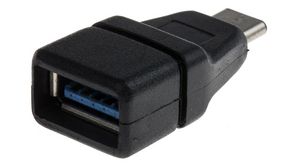 Adapter, Straight, USB-A 3.0 Socket - USB-C 3.1 Plug