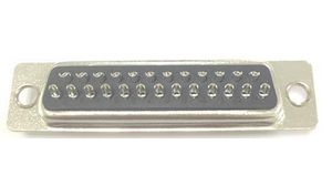 D-Sub Connector, Plug, DB-25, Soldering, Pack of 5 pieces