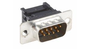D-Sub Connector, Plug, DE-9, IDC