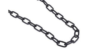 Chain, Steel, 2.5mm, 37kg, Black