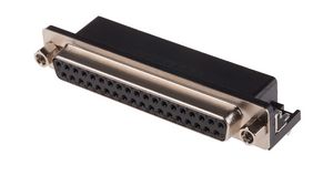 D-Sub Connector, Steel, Socket, DC-37, 3A, 250V