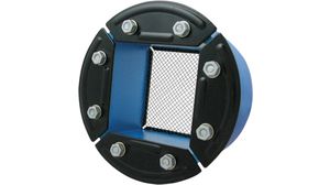Cable Entry Frame, R, Number of Grommets 1, 90 x 90mm, Galvanised Steel