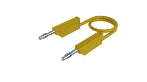 Test Lead Polyamide 32A Gold-Plated Brass 2m Yellow