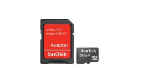 Memory Card, microSD, 32GB, Black