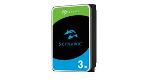 Festplattenlaufwerk, SkyHawk, 3.5", 3TB, SATA III