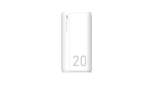 Powerbank, Li-Po, 20Ah, USB A Socket, White