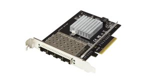 Scheda di rete PCI Express 10 Gigabit NIC Server Adapter 4x SFP+ PCI-E x8