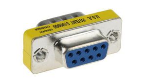 Switchcraft D Sub Adapter Male 9 Way D-Sub to Female 9 Way D-Sub