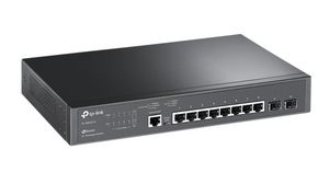 Ethernet-switch, RJ45-porter 8, 1Gbps, Layer 2-administrert