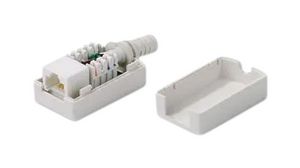 Inline Coupler, Shielded, CAT6, RJ45, Ports - 1