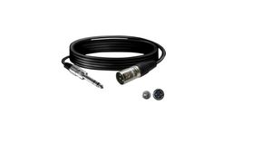 Audio Cable, Stereo, 6.35 mm Jack Plug - XLR 3-Pin Plug, 3m