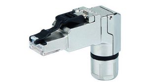 MFP8 Series Male RJ45 Connector, Cable Mount, Cat6a