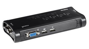4-ports KVM-switch, 2048 x 1536, VGA - USB-A
