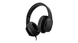 Headphones, On-Ear, Stereo Jack Plug 3.5 mm, Black