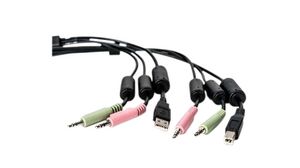 KVM Cable, USB / Audio, 3m