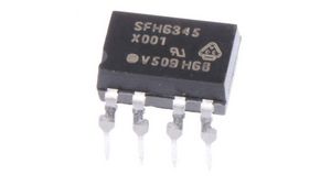 SFH6345-X016 DC Input Transistor Output Optocoupler, Through Hole, 8-Pin PDIP