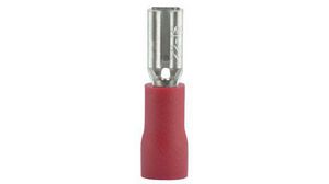 Spade Connector, Partially Insulated, 0.5 ... 1mm², Socket, Pack of 100 pieces