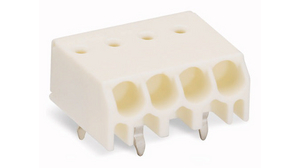 Wire-To-Board Terminal Block, THT, 3.5mm Pitch, Horizontal, Push-In, 4 Poles
