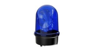 Roterande varningslampa med Fresnel-lins AC 230V 95mA LED Blå