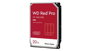 HDD, WD Red Pro, 3.5", 20TB, SATA III