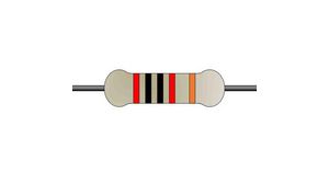 Yageo 20kOhm Metal Film Fixed Resistor 0.25W ±1% MFR-25FTE52-20K