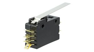 Micro Switch E, 15A, 2CO, Flat Lever