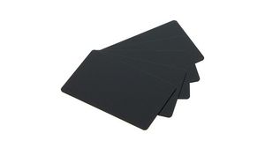 Matte Plastic Card, 500 Cards, PVC, Black